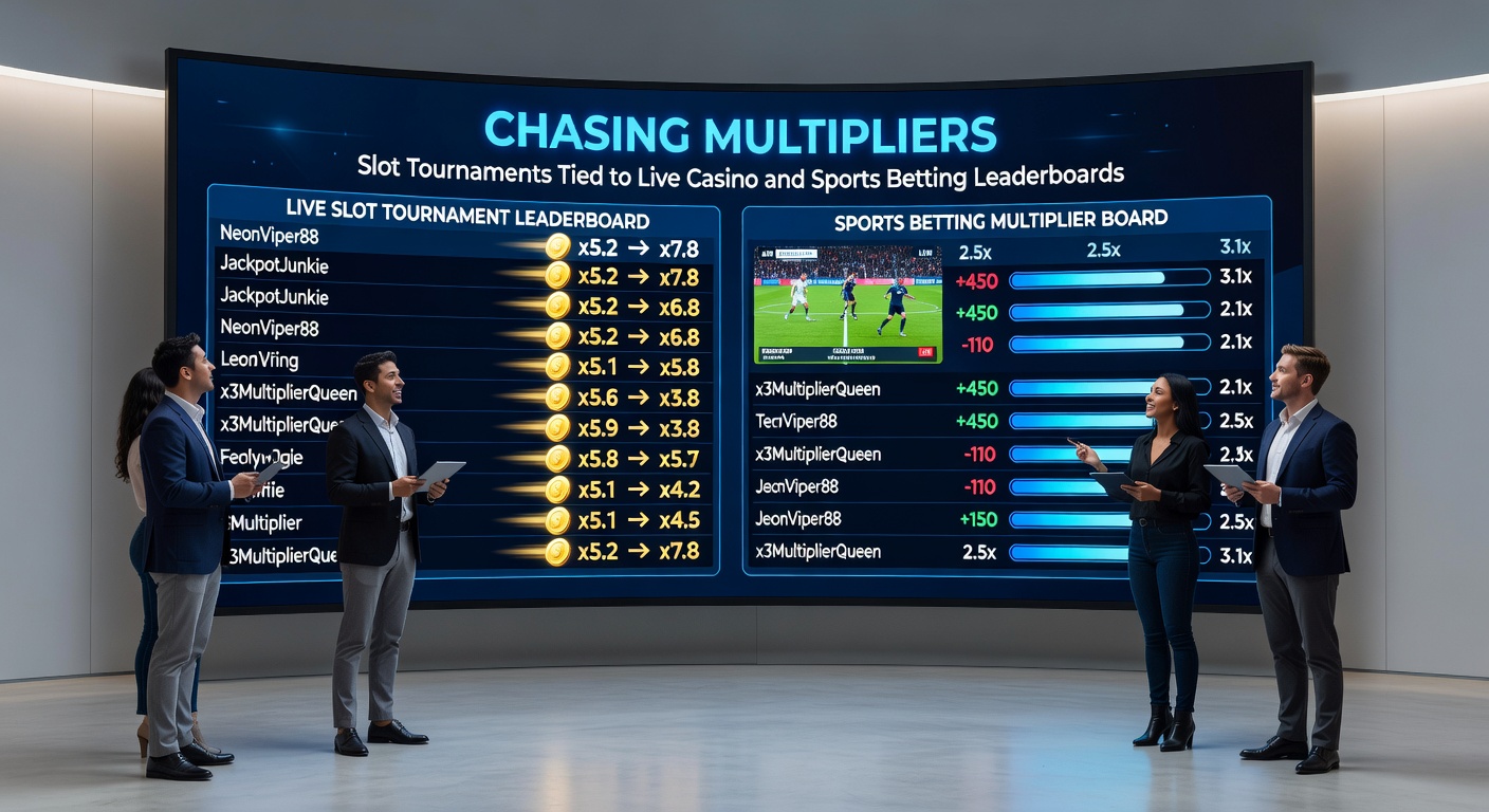 Close-up of a mobile screen showing a combined leaderboard with slot multipliers enhanced by live casino and sports betting performance, highlighting top players' diverse strategies