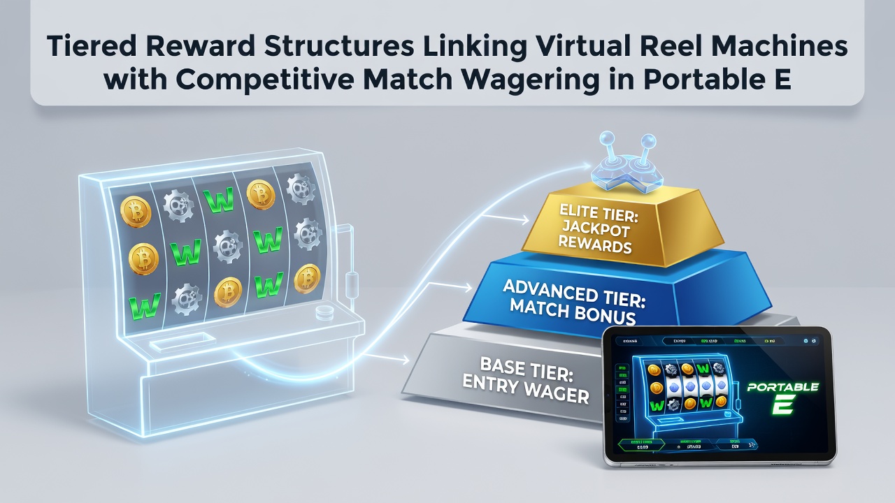 Portable device displaying leaderboard for competitive match wagering with tier badges and reward indicators