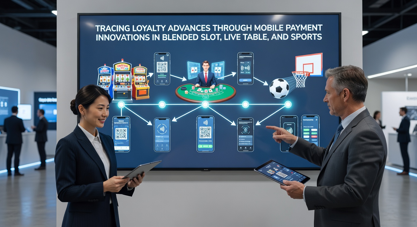Loyalty dashboard on a smartphone showing integrated rewards from slots, live dealer games, and sports betting funded by mobile payments